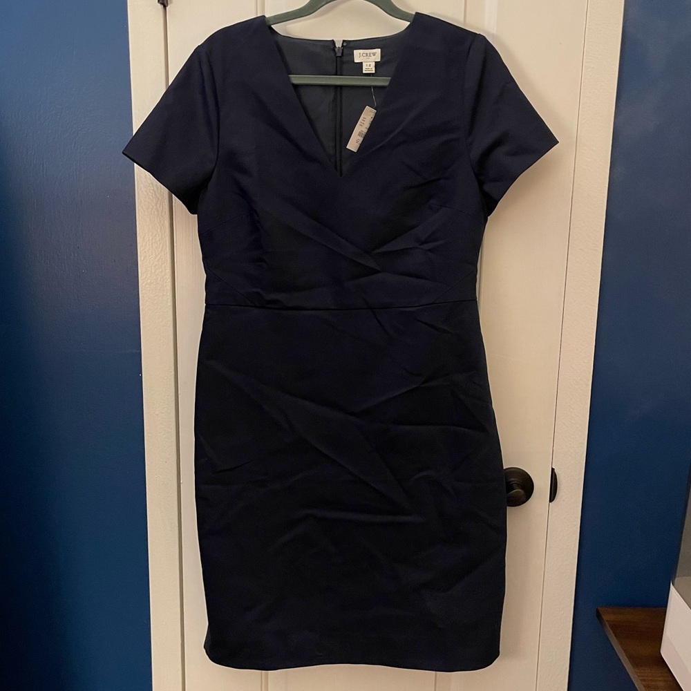 J-Crew Cap Sleeve Work Dress Size 12